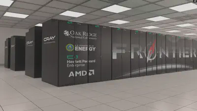 美国橡树岭国家实验室运行的“前沿”（Frontier）超级计算机