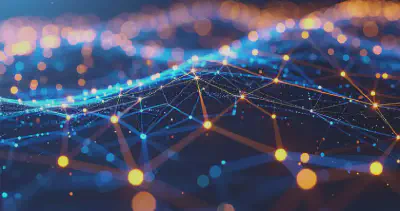 AI image of data patterns by Adobe Firefly