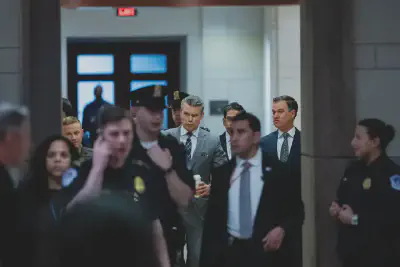 Secretary of Defense Pete Hegseth declared Anthropic a “supply chain risk,” a rare designation for an American company. *Eric Lee for The New York Times*