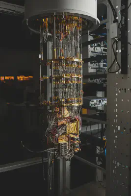 A quantum computer at Rigetti Computing in Fremont. *Photographer: Manuel Orbegozo/Bloomberg*