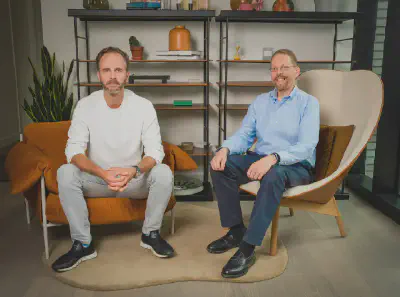 Adapter founders Adam Ghetti and David Bader are hoping developers will build new AI tools on top of their new knowledge graph. Credit: Adapter