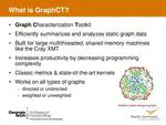 GraphCT: Graph Characterization Toolkit